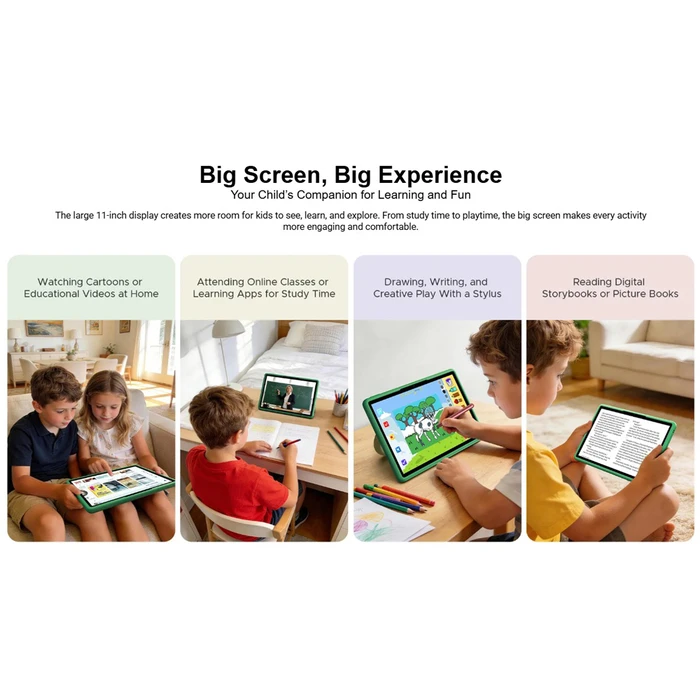 Doogee U11 Kid 11" Tablet (4GB/128GB) Ροζ