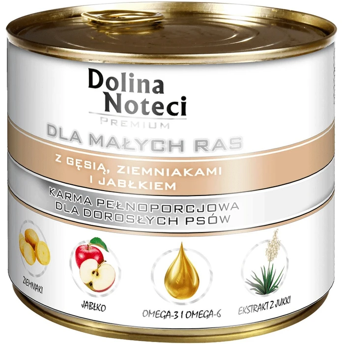 Υγρή Τροφή Σκύλων Dolina Noteci Premium Goose Potatoes Apple 185g