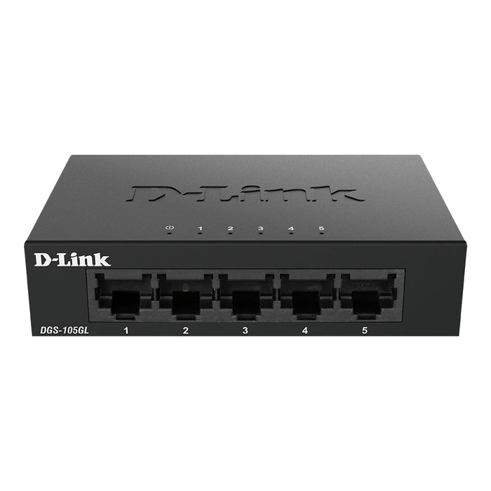 Network Switch D-Link DGS-105GL/E Unmanaged Gigabit Ethernet (10/100/1000) Black