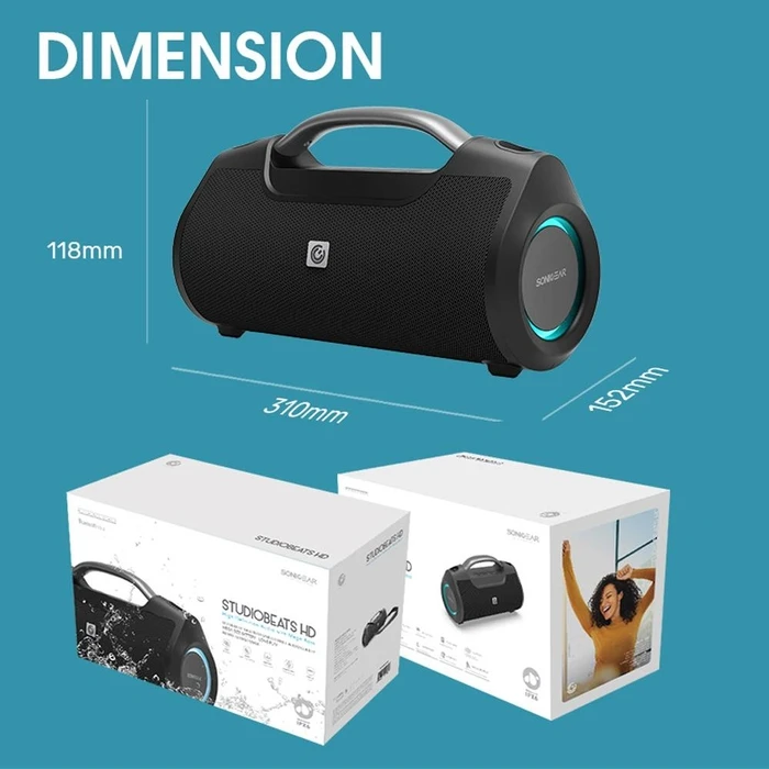 Φορητό Ηχείο Bluetooth Sonic Gear STUDIOBEATS HD Waterproof 120W