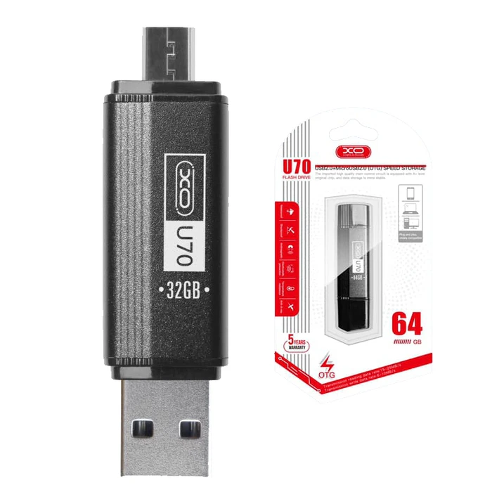 USB Stick XO 64GB U70 OTG Micro USB 2.0