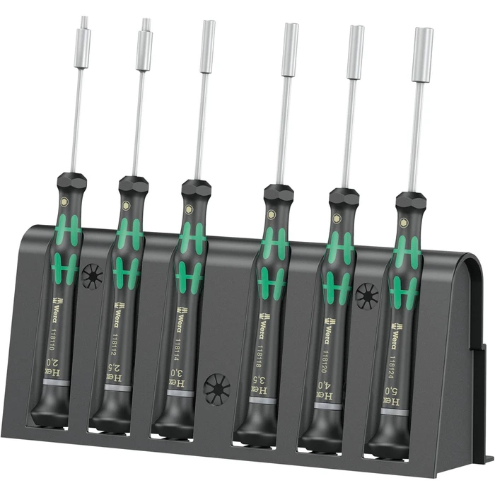 Σετ Εργαλείων WERA 2069/6 for electronic applic. screwdriver + Rack