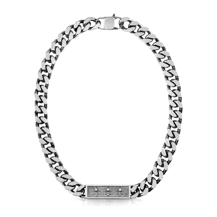 Ανδρικό Κολιέ Guess Umn70002 (45cm) από Ατσάλι Silver