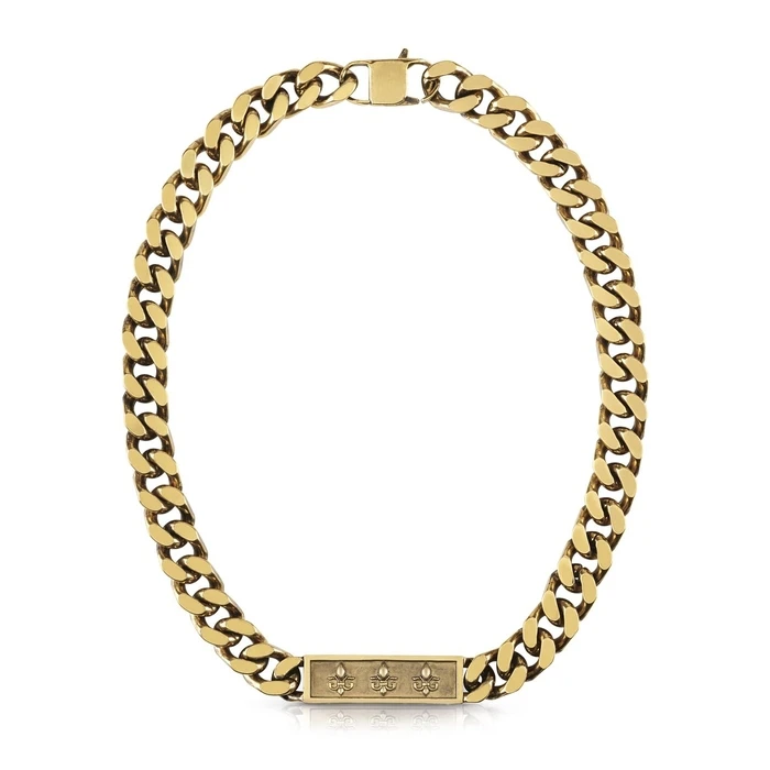 Ανδρικό Κολιέ Guess Umn70003 (45cm) από Ατσάλι Golden