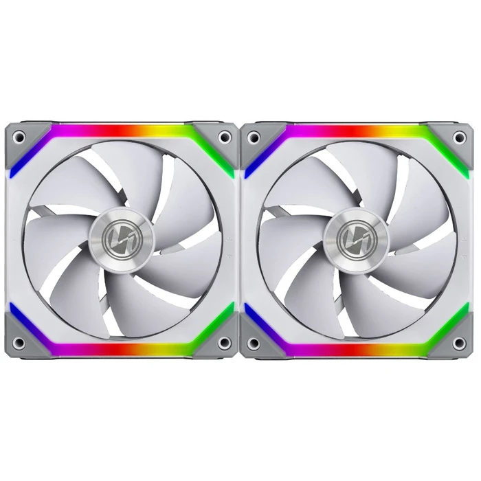 Case Fan 14cm Lian Li UNI Fan SL 140 Double White - aRGB PWM 1500RPM (2pcs) with controller