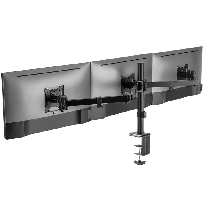 Βάση Monitor Sbox TABLE STAND FOR 3 17'-27' VESA 100x100 MAX
