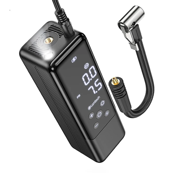 Τρόμπα Αυτοκινήτου Lamtech CAR TIRE PUMP DC12V 3.5BAR with LCD SCREEN
