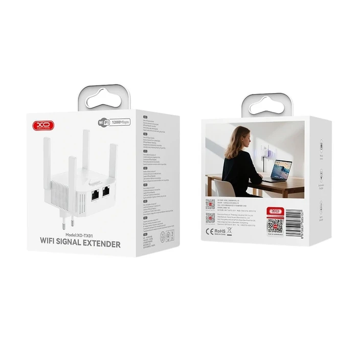 XO Router Επαναλήπτης 1200M και Router 100M 2 σε 1