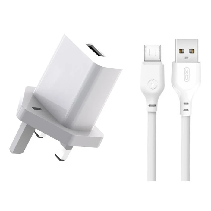 XO Φορτιστής με Καλώδιο Micro L99 UK 2.4A