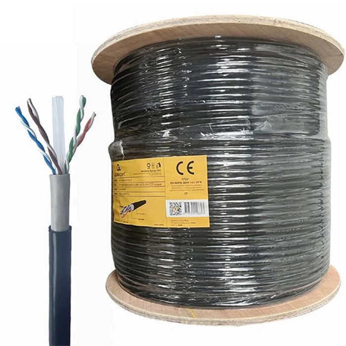 Καλώδιο Δικτύου Cablexpert CAT6 UTP LAN OUTDOOR SOLID 305M Black
