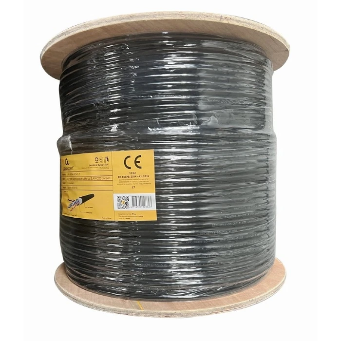 Καλώδιο Δικτύου Cablexpert CAT6 UTP LAN OUTDOOR SOLID 305M Black