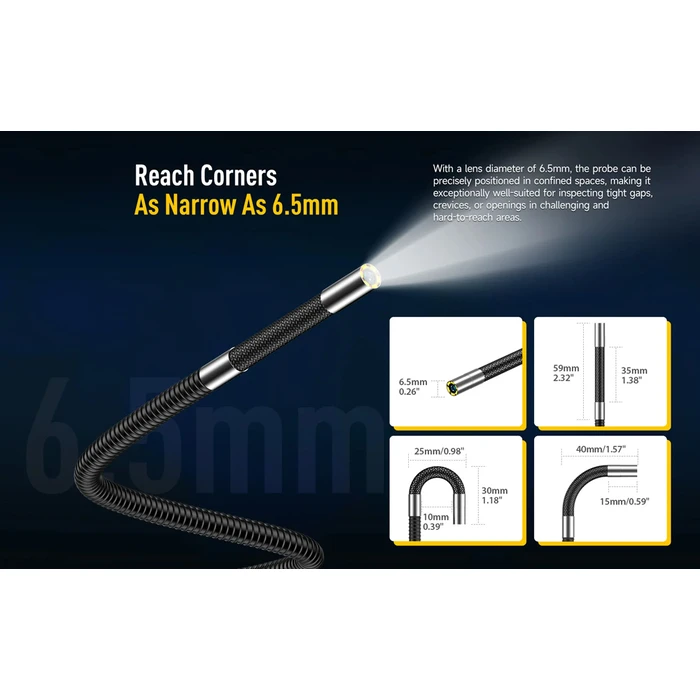 Ενδοσκοπική Κάμερα Ulefone E03 για uSmart βύσμα, 1MP, IP67