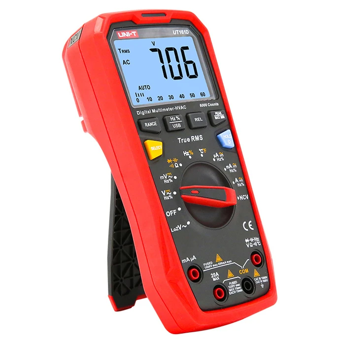 Πολύμετρο UNI-T ψηφιακό UT161D, 1000V AC/DC, NCV, True RMS