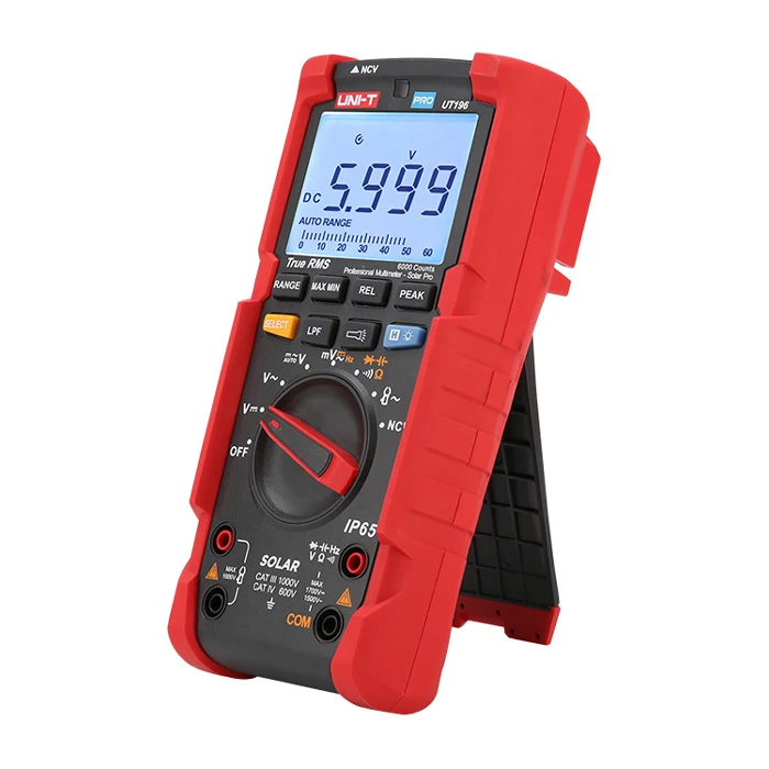 Πολύμετρο Uni-T ψηφιακό Solar Pro UT196, 1700V DC/1500V AC, True RMS