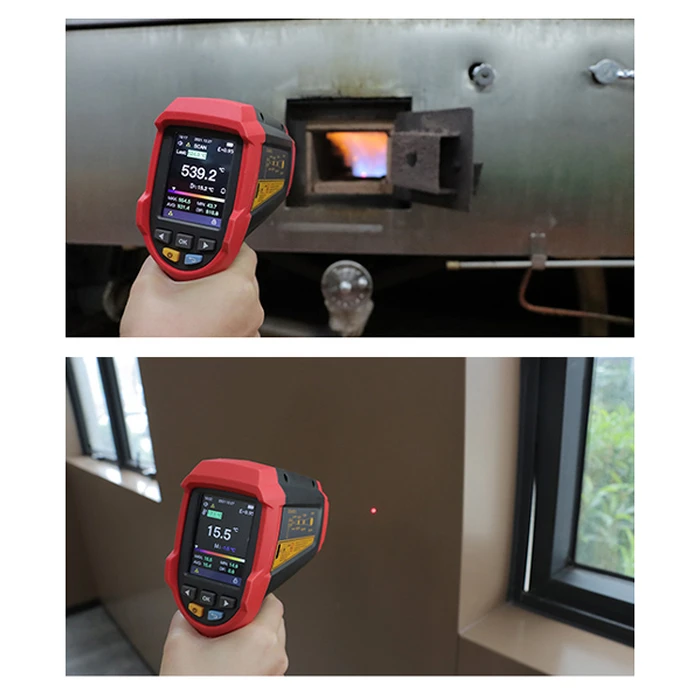 Θερμόμετρο Υπερύθρων Uni-T UT305C+ με αισθητήρα K, -50 °C έως 2200 °C