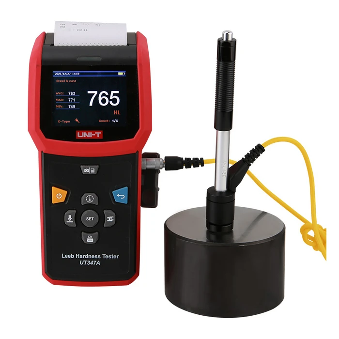 Ελεγκτής Σκληρότητας Uni-T ψηφιακός Leeb UT347A, με θερμική εκτύπωση