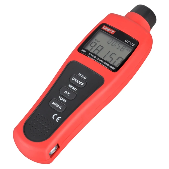 Ταχόμετρο Uni-T UT372, με οθόνη LCD, USB