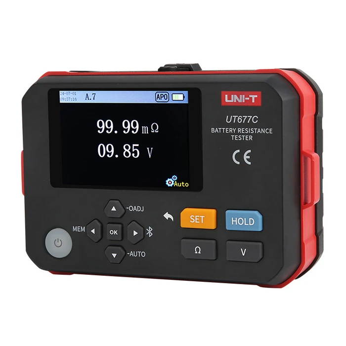 UNI-T Μετρητής εσωτερικής αντίστασης μπαταριών UT677C