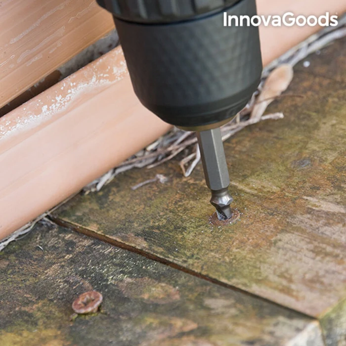 Τρυπάνια για την Αφαίρεση των Κατεστραμμένων Βιδών InnovaGoods (Πακέτο με 4)