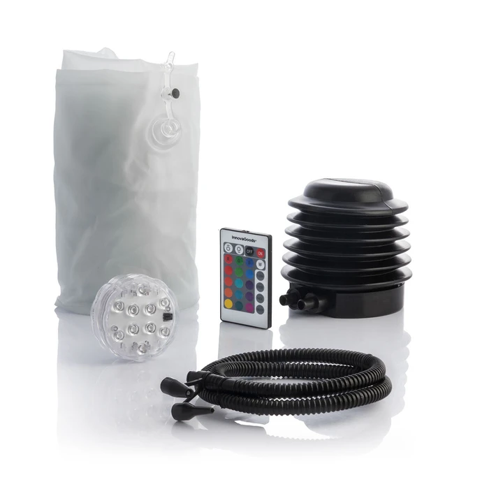 Φουσκωτό Κάθισμα InnovaGoods με LED και Τηλεχειριστήριο Pulight