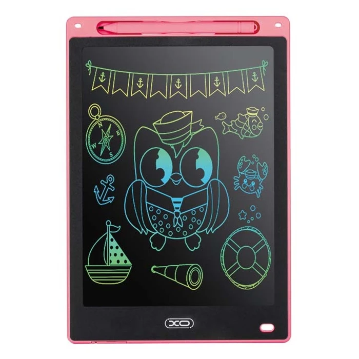 XO V01 LCD Tablet Σημειώσεων Ζωγραφικής 10 Ροζ