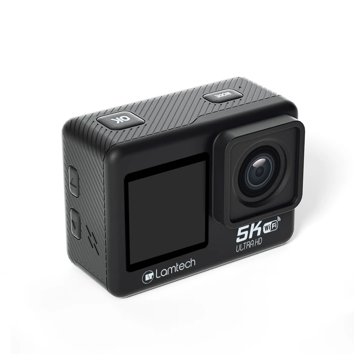 Action Camera Lamtech 5K/EIS DUAL SCREEN