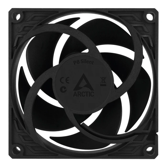 Case Fan 8cm ARCTIC P8 Silent - Pressure-optimised Extra Quiet