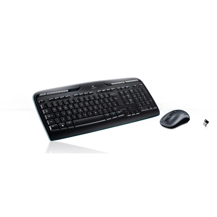 Σετ Πληκτρολόγιο Και Ποντίκι Ασύρματο Logitech MK330 RF QWERTY US International Black
