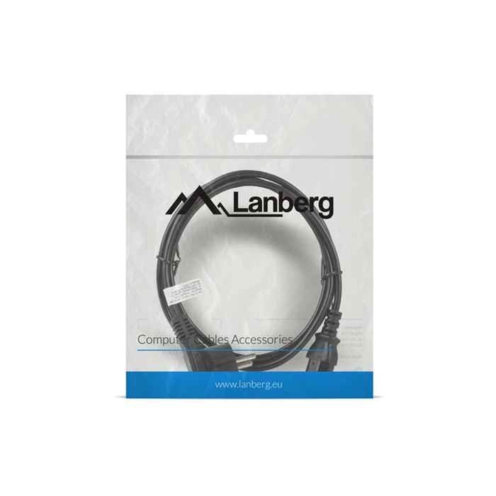 Καλώδιο Τροφοδοσίας Lanberg CA-C13C-10CC-0018-BK Black 1.8 m C13 coupler CEE7/7