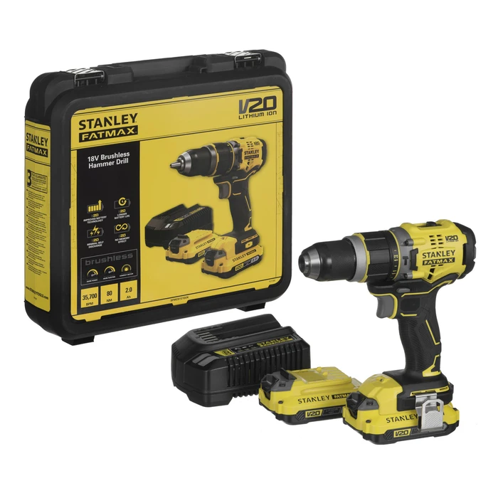 Δραπανοκατσάβιδο STANLEY SFMCD721D2K Cordless 18V