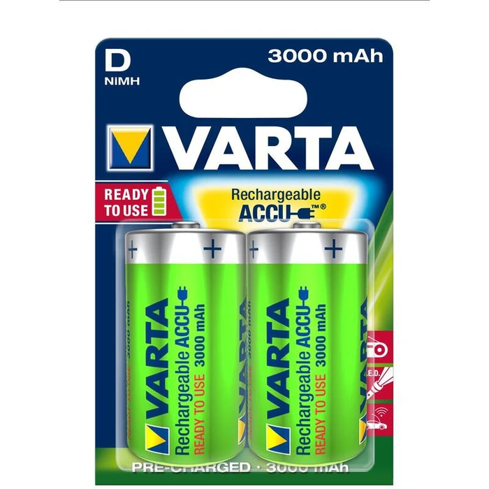Μπαταρία Επαναφορτιζόμενη Varta Direct Energy (Blister) HR20 D 1x2 | 3000mAh