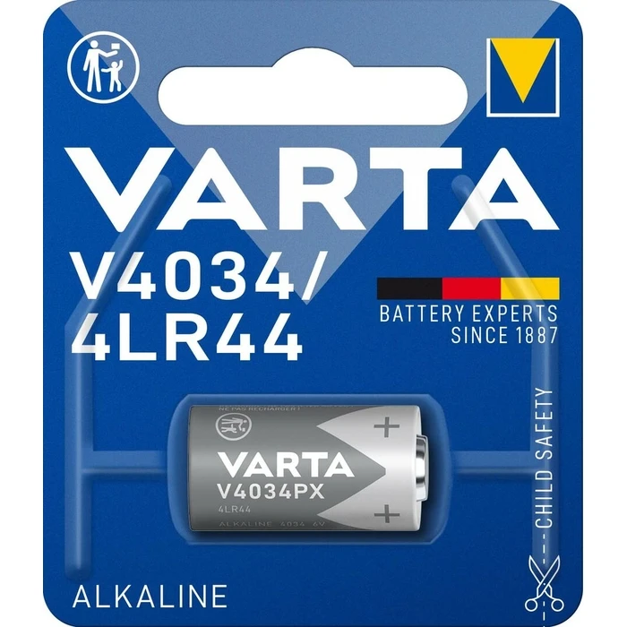 Αλκαλική Μπαταρία Varta 4LR44 4034 (1τμχ)