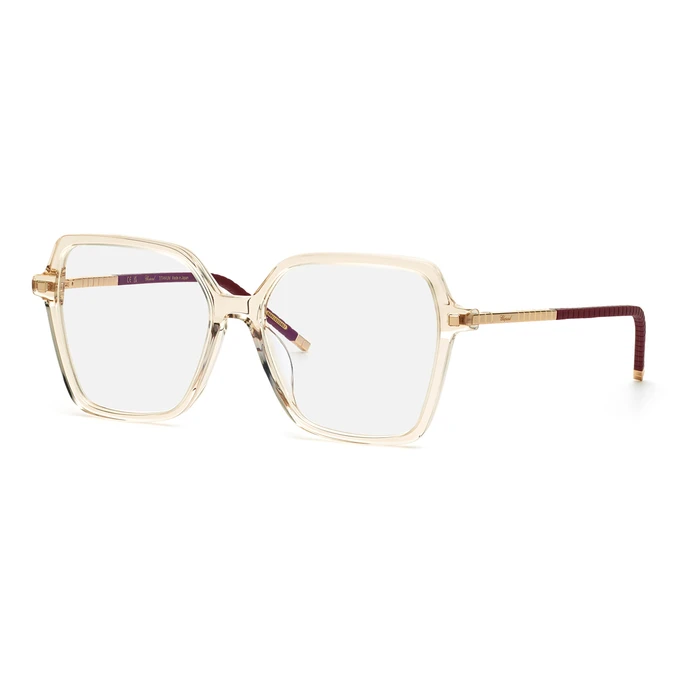 Chopard VCH348M Women's Eyeglasses 55/15/135 Brown Acetate