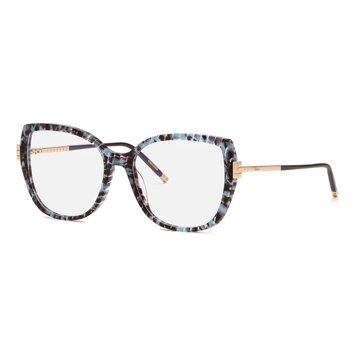Chopard Women Eyeglasses VCH360M550T66 55-17-135 Blue Acetate