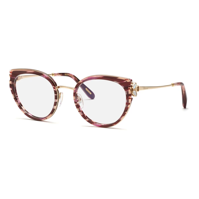 Chopard VCH367V5201G2 Women's Eyeglasses Frame - 52/20/135 mm, Metal, Red