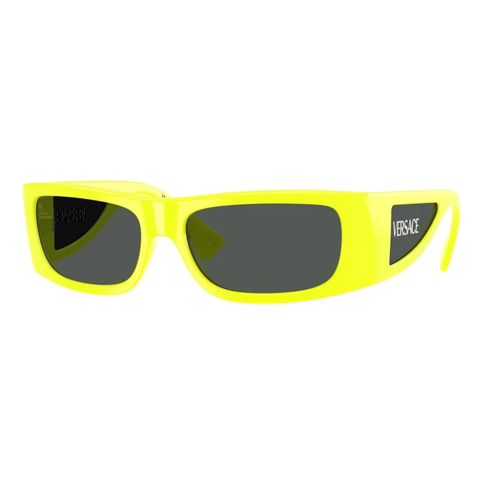 Versace Sunglasses VE4482-544987 - Men's, Yellow Frame, Grey Lenses, 57/16/135 mm