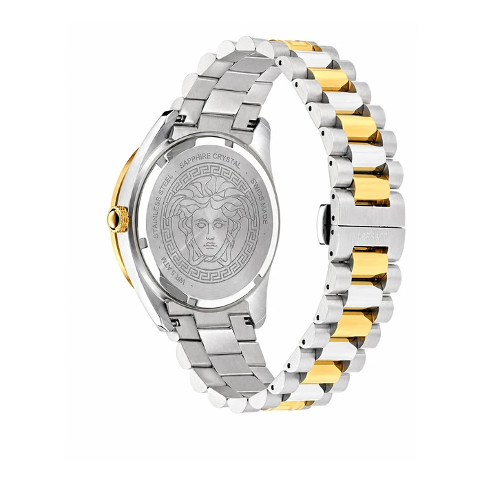 Versace V-Dome Men's Quartz Watch 42mm Stainless Steel Bracelet VE8E00424