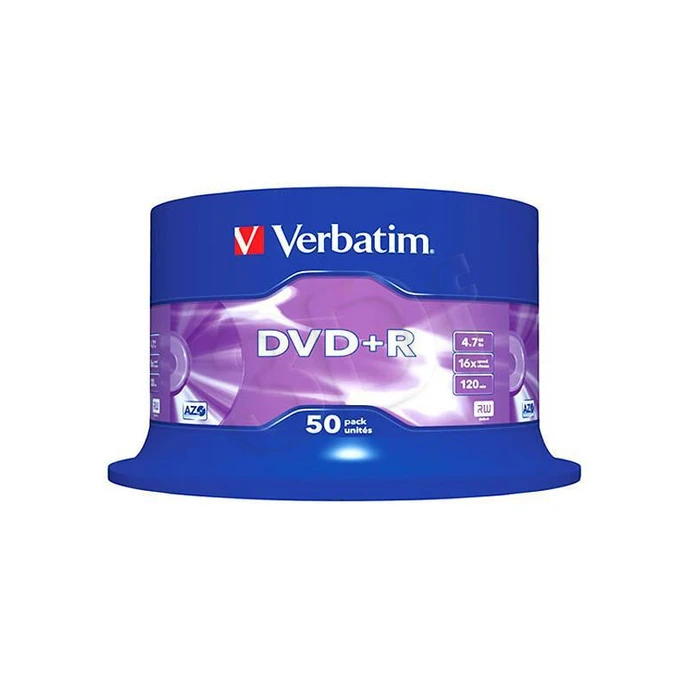 DVD+R Verbatim 4,7GB 50pcs P