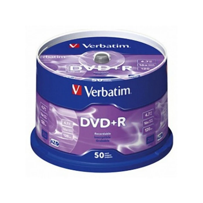 DVD+R Verbatim 4,7GB 50pcs P