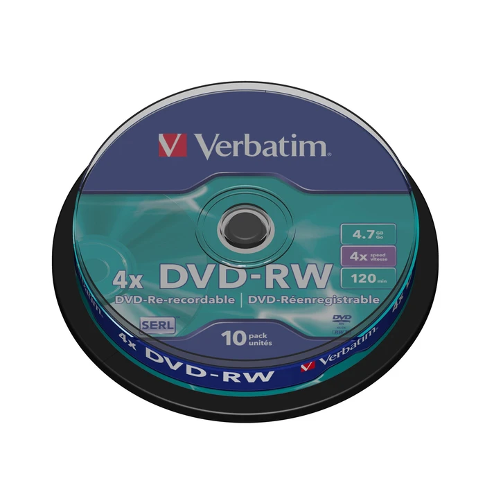 DVD-RW Verbatim 4.7GB 10pcs