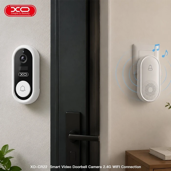XO CR22 Έξυπνο Βίντεο Κουδούνι 4MP (2K QHD) Wi‑Fi / Bluetooth
