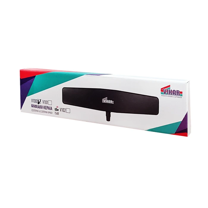 Κεραία Vikar ψηφιακή V100, εσωτερικής & εξωτερικής χρήσης, 10dB