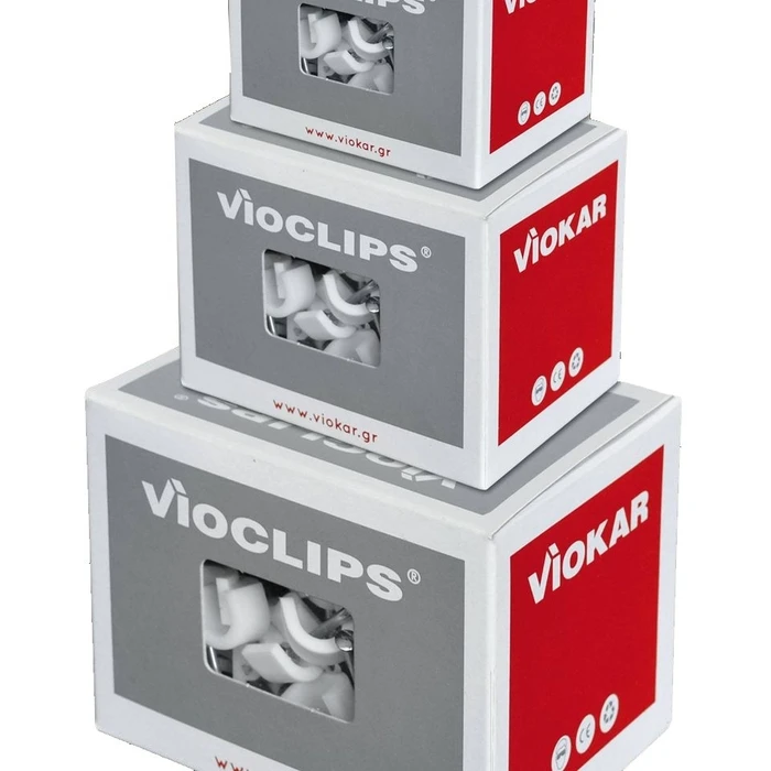 Viokar Ρόκα Στηρίγματα Καλωδίων No 8/25 100τεμ