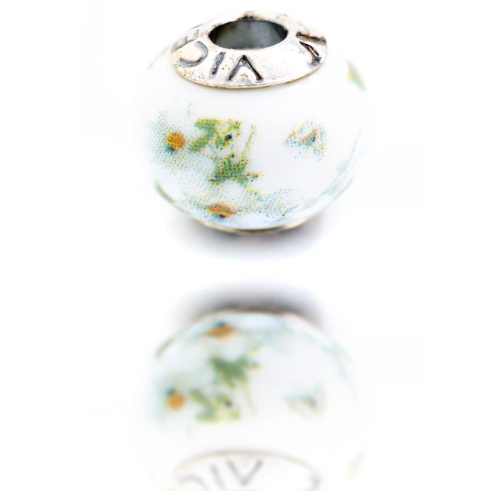 Γυναικείο Charm Viceroy Vmb0013-20 (1cm) από Ασήμι Brown Green