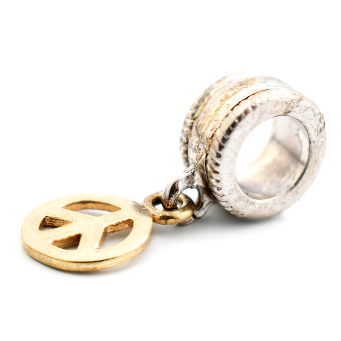 Γυναικείο Charm Viceroy Vmf0016-10 (1cm) από Ασήμι Gold Plated