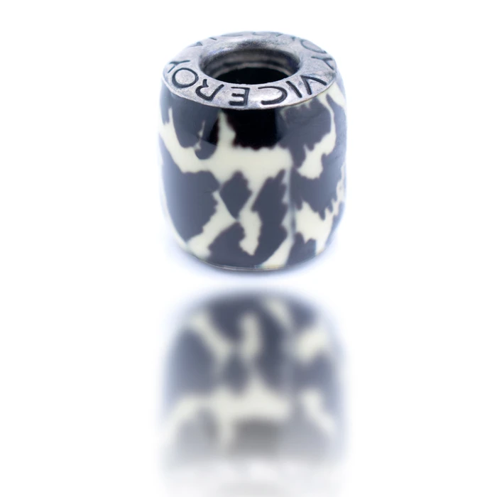Γυναικείο Charm Viceroy Vmm0070-20 (1cm) από Ασήμι Black White