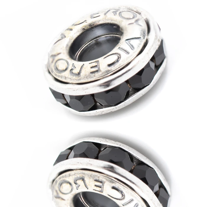 Γυναικείο Charm Viceroy Vmm0244-05 (1cm) από Ασήμι Silver, Black