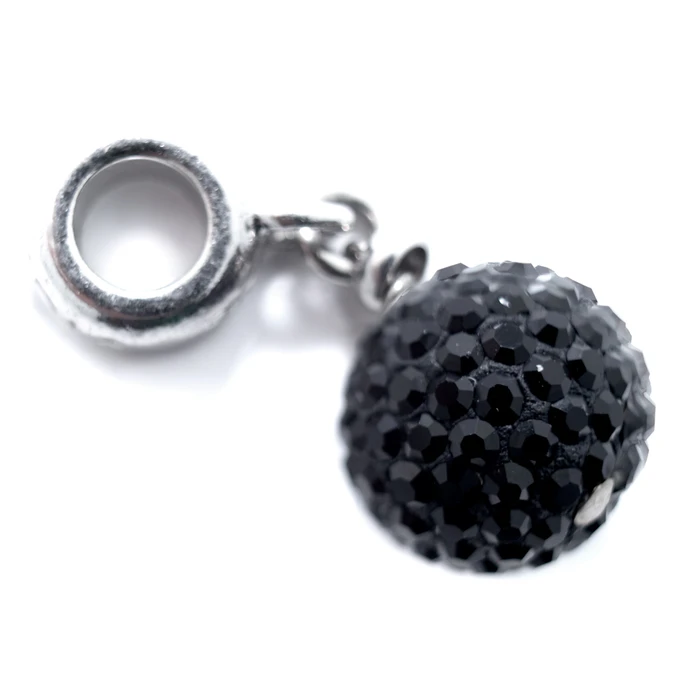 Γυναικείο Charm Viceroy Vmm0261-05 (1cm) από Ασήμι Silver, Black