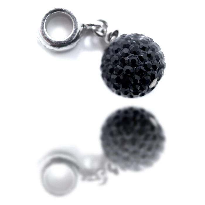 Γυναικείο Charm Viceroy Vmm0261-05 (1cm) από Ασήμι Silver, Black