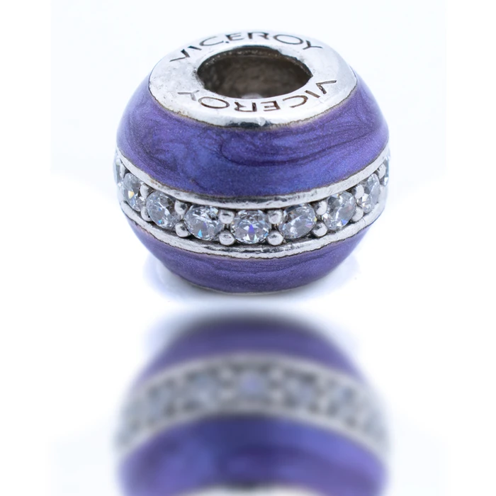 Γυναικείο Charm Viceroy Vmm0317-27 (1cm) από Ασήμι Purple